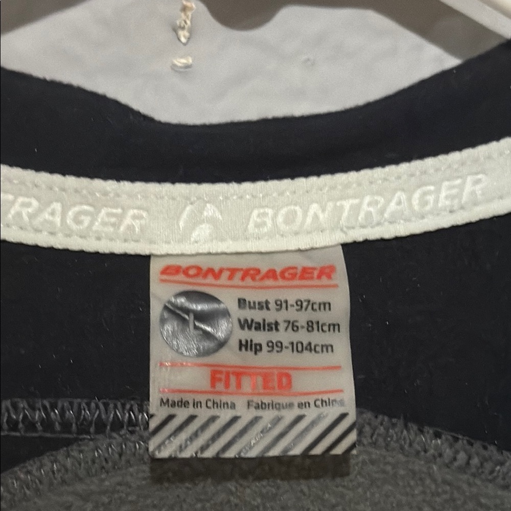 NWT bontrager Women's road bike jersey cycling Gray Jacket front zip - Picture 4 of 14